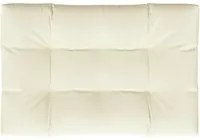 Cuscino per Pallet Crema 120x80x10 cm cod mxl 68340