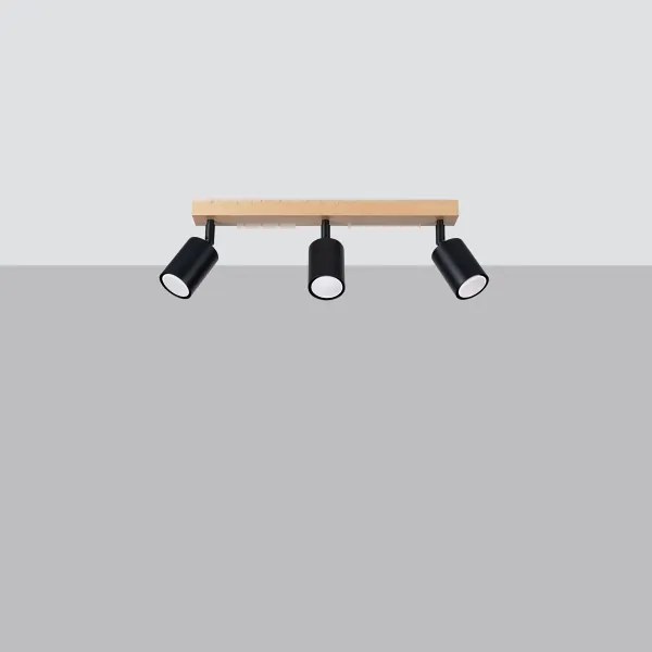 Sollux SL.1293 - Faretto VERDO 3xGU10/10W/230V nero