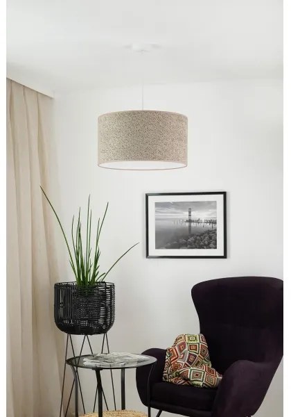 Brilagi - Lampadario a sospensione con filo BOUCLE ROLLER 1xE27/15W/230V diametro 45 cm marrone