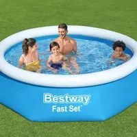 Bestway Piscina Gonfiabile Rotonda Fast Set 244x66 cm 57265 93312