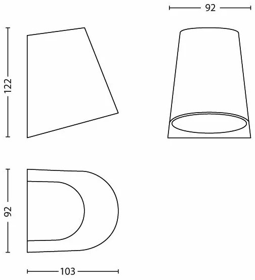 Philips 17287/47/16 - Lampada da esterno a LED MYGARDEN VIRGA LED/3W/230V IP44