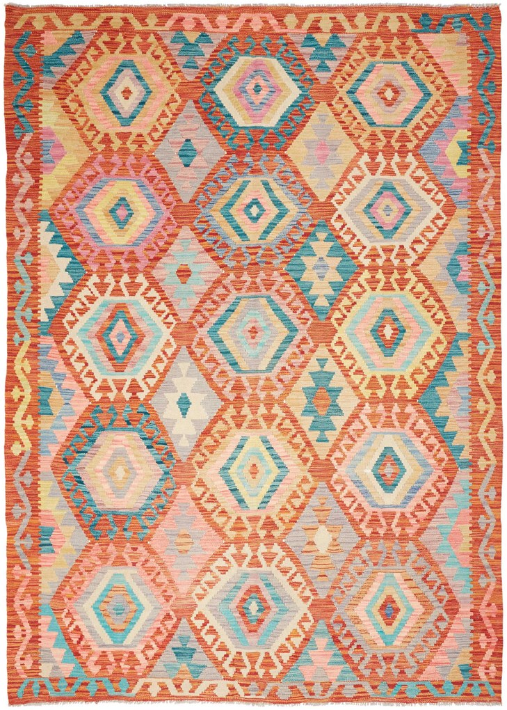 Kilim Tappeto 250 x 180 (Pakistan) Tessuto A Mano