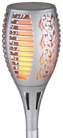 Globo 33077S - Lampada LED solare SOLAR LED/3,6W/3V 1800K IP44 cromo