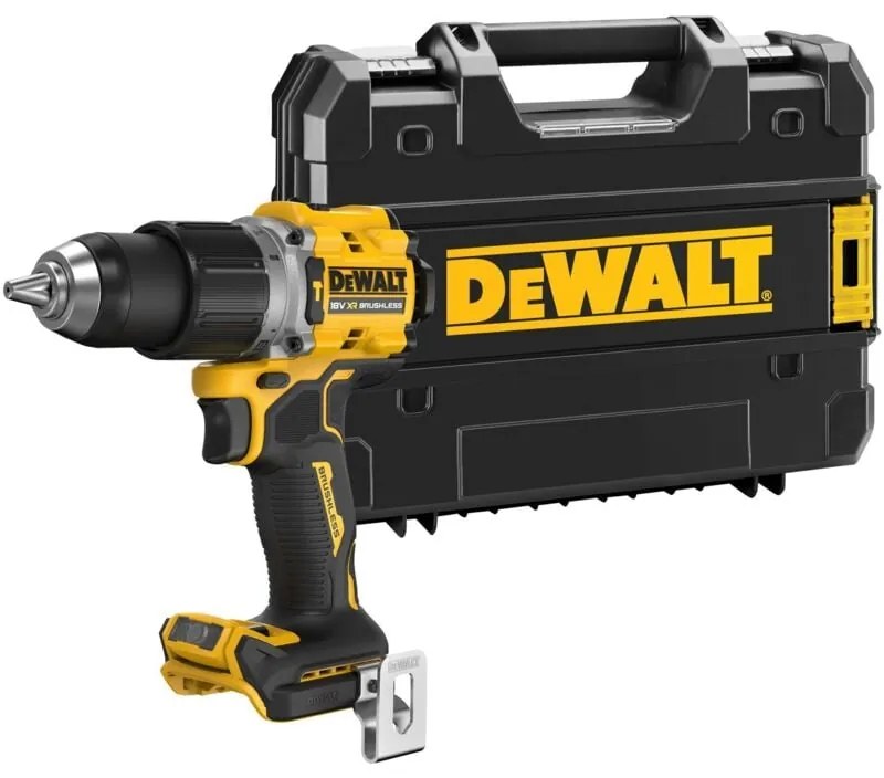 Trapano a percussione a batteria Dewalt DCD805NT-XJ 18V senza batteria, caricabatterie in scatola t-stak