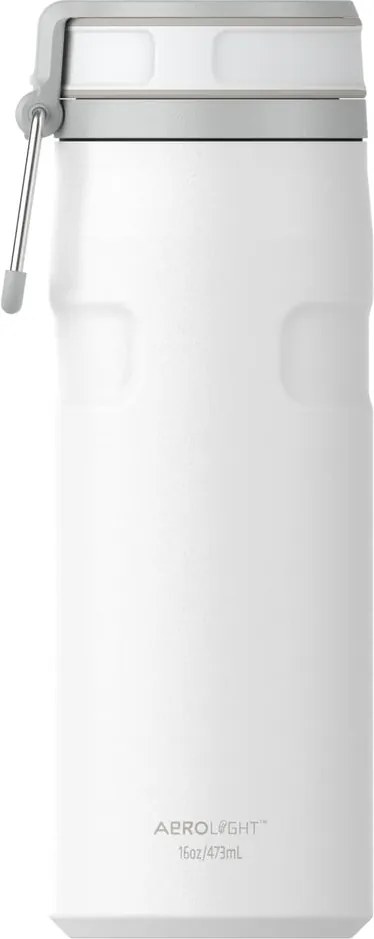 Borraccia termica bianca in acciaio inox 470 ml IceFlow™ Bottle Twist Flip Frost – Stanley