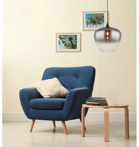 Globo 15548H2 - Lampadario a sospensione con filo MAXY 1xE27/60W/230V nero