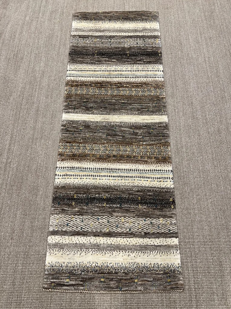 Loribaft Tappeto persiano 70x210 Beige (Iran) Annodato A Mano
