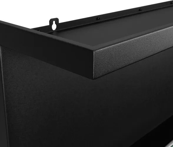 Camino a bioetanolo da incasso ad angolo biocamino angolare 90x45 cm SUTRI 90 SX