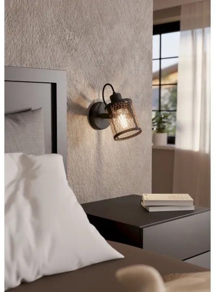 Eglo 43531 - Faretto da parete DELLOW 1xE27/40W/230V