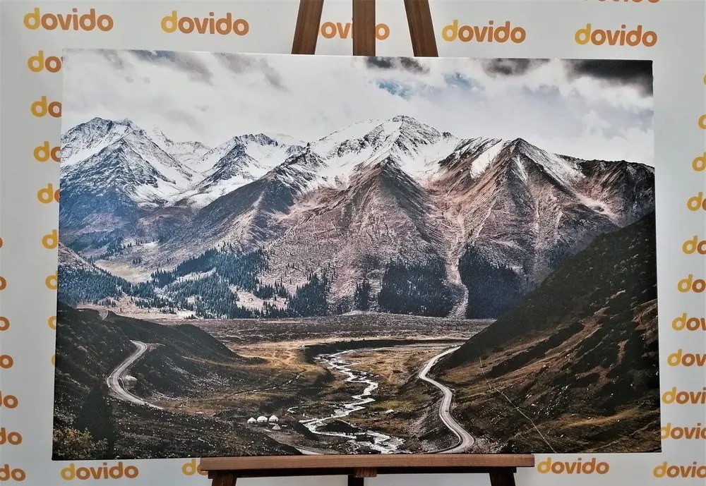 Stampa su tela – Panorama montano magnifico