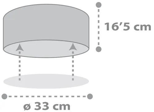 Dalber 82216B - Plafoniera per bambini STAR LIGHT 2xE27/60W/230V bianco