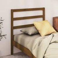 Testiera per Letto Miele 106x4x100 cm in Legno Massello di Pino cod mxl 29823