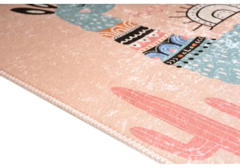 Tappeto per bambini rosa lavabile 100x160 cm Big Dreamer Camel – Vitaus