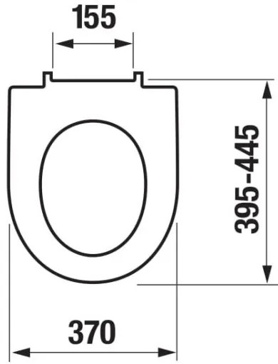 JIKA H8903850000631 - Sedile WC SoftClose LYRA duroplast bianco