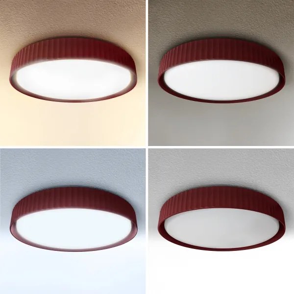 Brilagi-LED Lampada da soffitto dimmerabile LUCIA LED/60W/230V Ø 59 cm rosso + telecomando