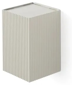 FARO 40536 - Applique SOLE 1xGU10/8W/230V grigio ondulato quadrato