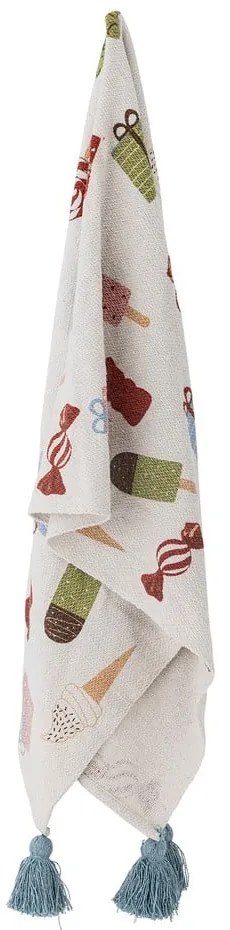 Coperta bianca per bambini 130x160 cm Sweets - Bloomingville Mini