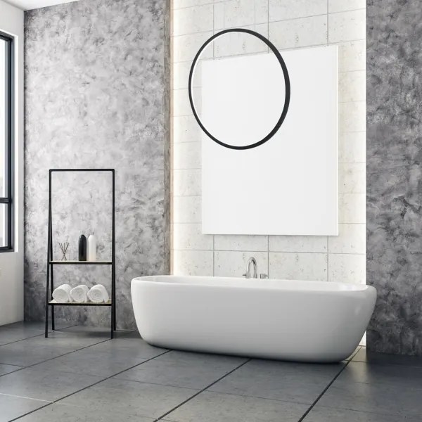 Lampadario LED a cavo SATURNO LED/28W/230V Ø 50 cm IP44 antracite