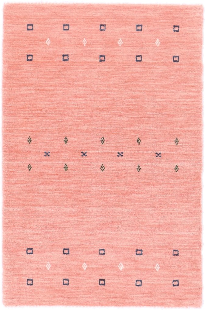 Tappeto 90 x 60 (Indian) Annodato A Mano