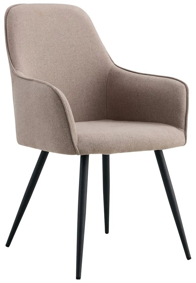 Set di sedie da pranzo grigia in imbottito con braccioli 2 pz Harbo – House Nordic