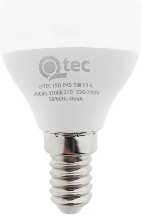 Lampadina LED Qtec P45 E14/5W/230V 4200K