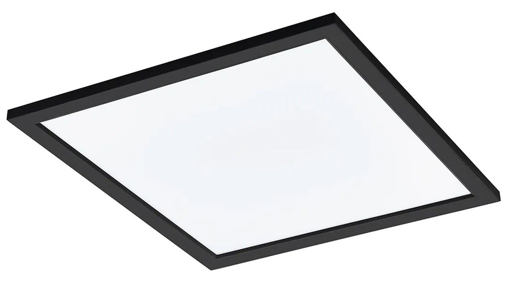 Plafoniera Moderna Salobrena-Z Alluminio Nero Luce Led Integrato 21,5W