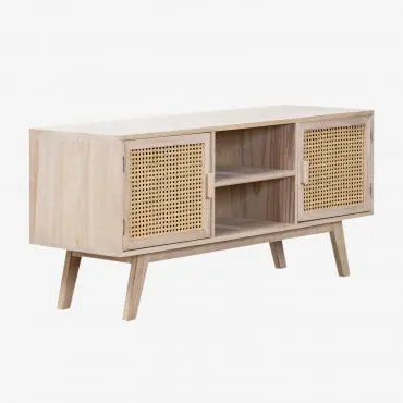 Mobile Tv In Legno Ralik Design Legno Naturale - Sklum