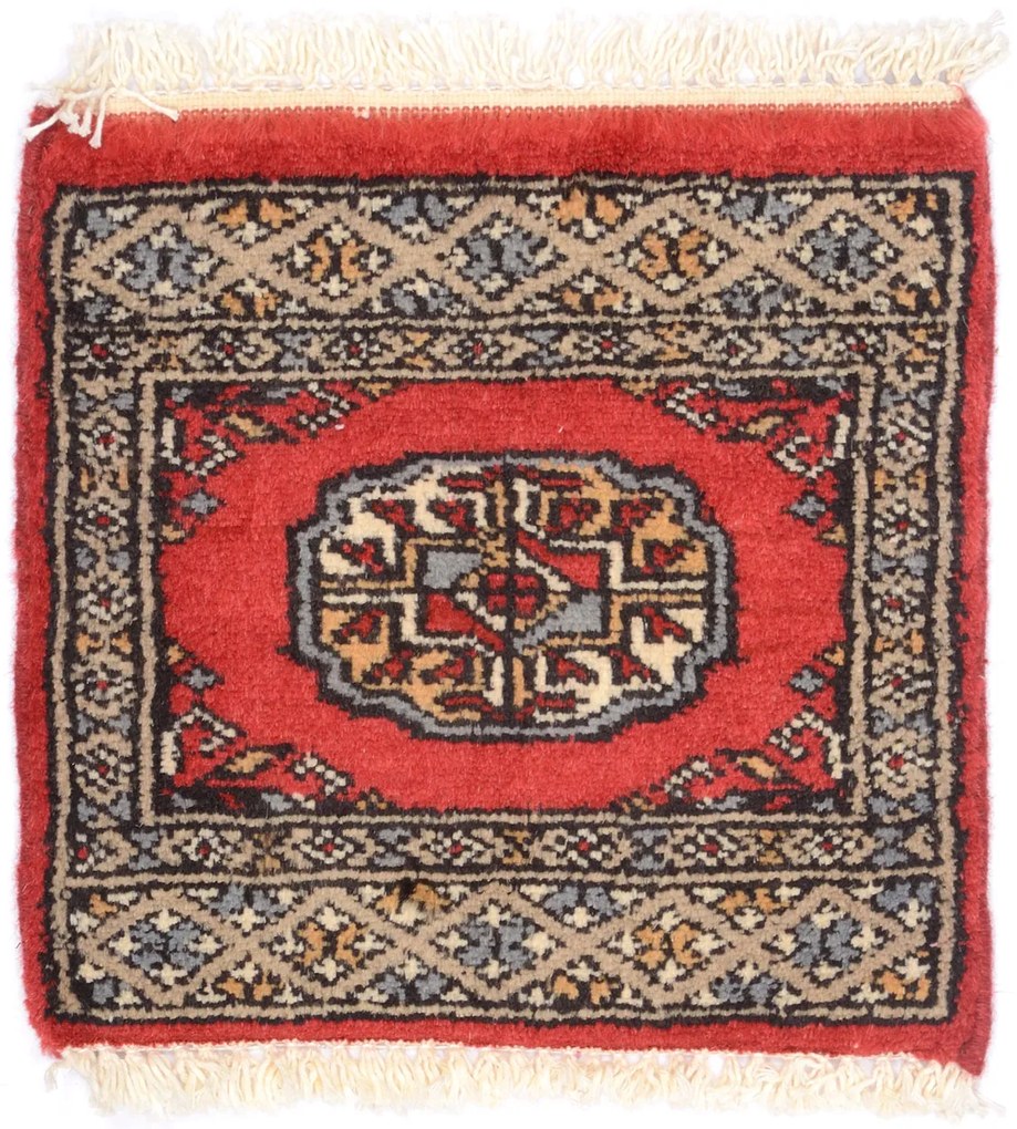 Bokhara Tappeto 30 x 30 (Pakistan) Annodato A Mano