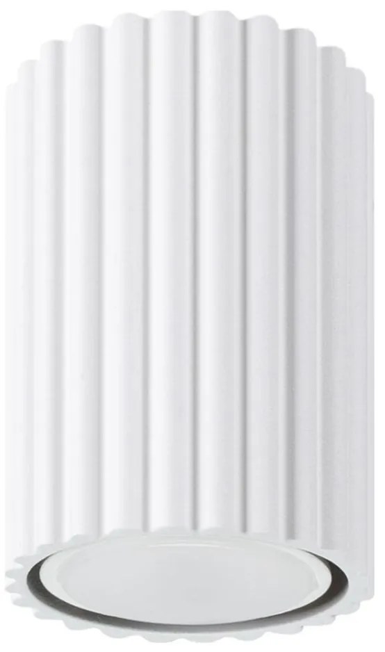 Sollux SL.1530 - Faretto KARBON 1xGU10/10W/230V 10 cm bianco