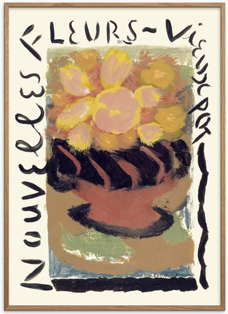 Stampa digitale incorniciata Nouvelles Fleurs