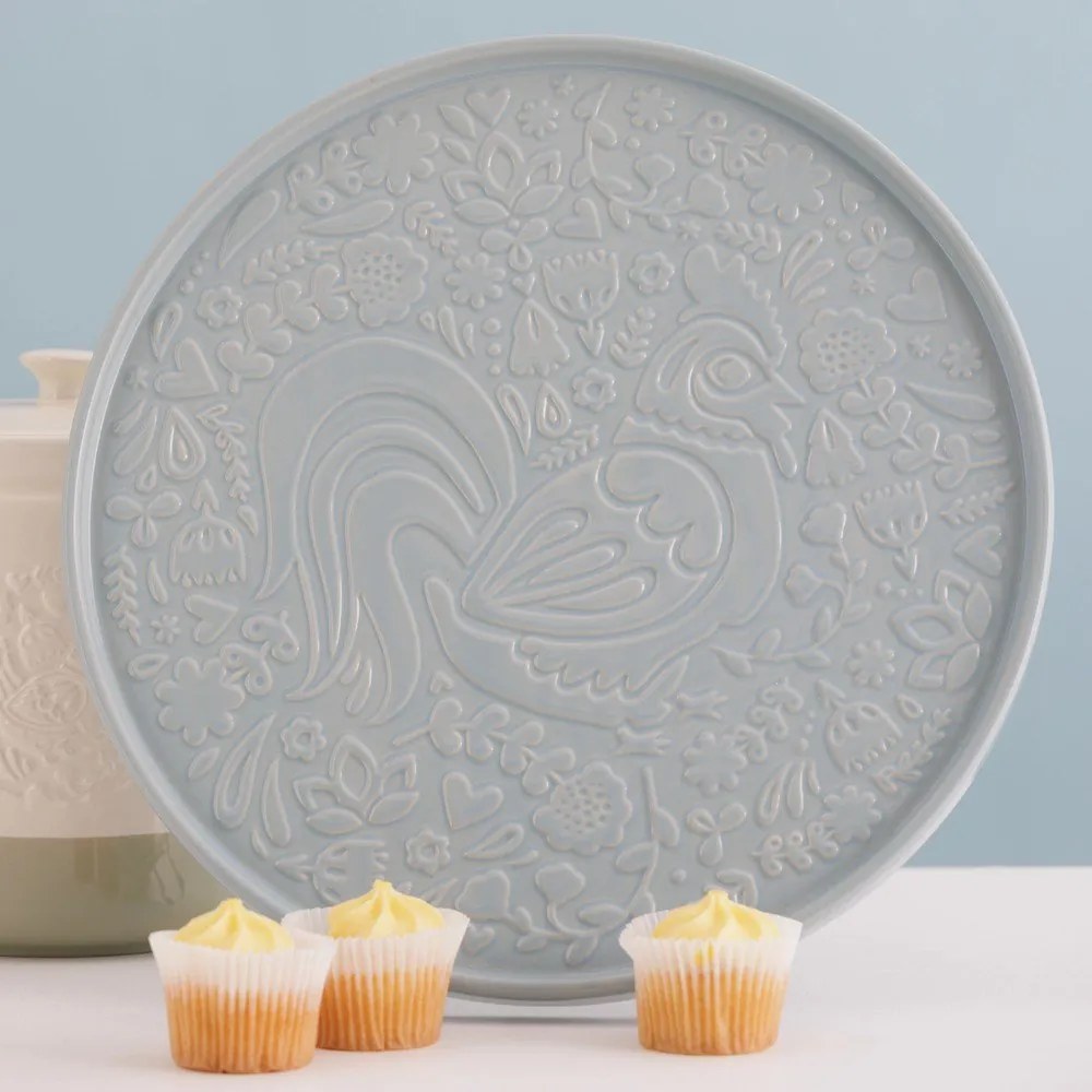 Piatto da portata blu polveroso in ceramica ø 30 cm Home to Roost – Mason Cash