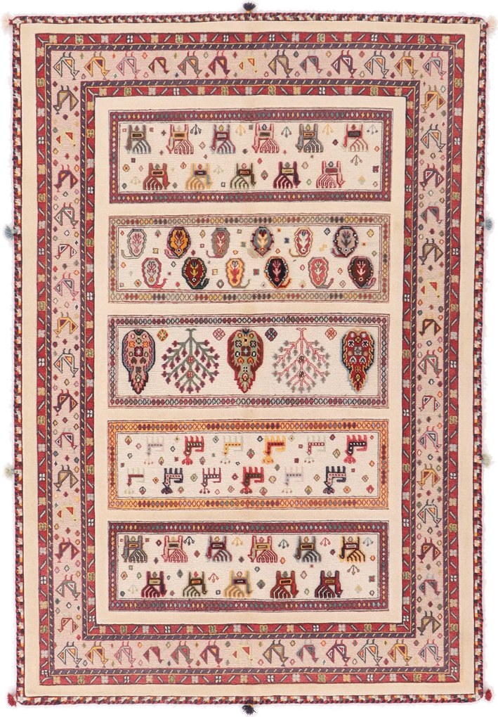 Kilim Tappeto orientale 130x190 (Indian) Tessuto A Mano