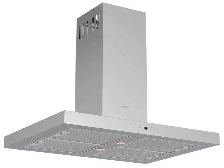 Cappa ad isola 4110.9 Drop Control SILVERLINE L 90 cm