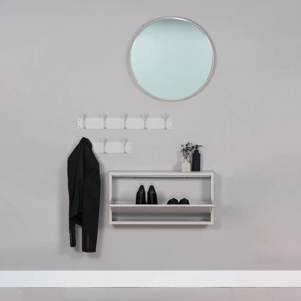 Attaccapanni da parete grigio tortora in metallo 70 cm Fusion – Spinder Design