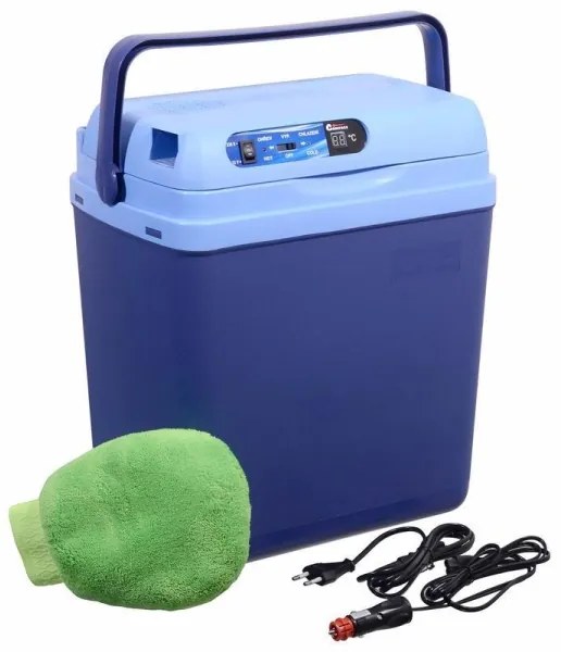 Contenitore refrigerante portatile con display — 48 W, 230/12 V, 25 L, blu