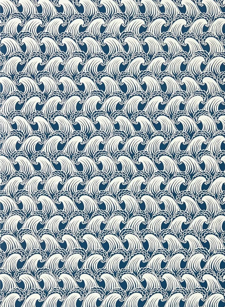 Scion Carta da parati Ride the Wave - Denim