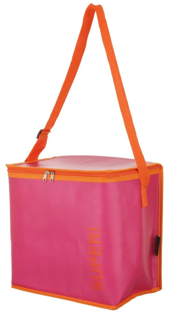 Borsa termica a tracolla Super fucsia 20 litri