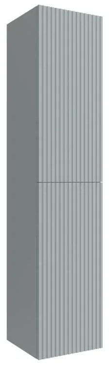 Colonna bagno sospesa 160cm in azzurro polvere a 2 ante Nara