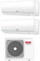 Climatizzatore Condizionatore Riello Dual Split Inverter serie AARIA PLUS I 9+12 con AARIA MULTI 250 PI R-32 Wi-Fi Integrato 9000+12000