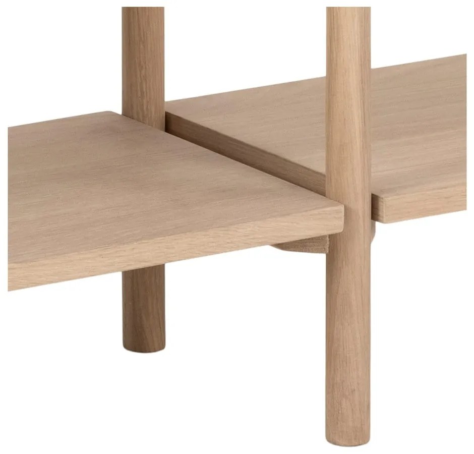 Libreria di colore naturale con effetto rovere 169x88x30 cm Braidwood – Actona