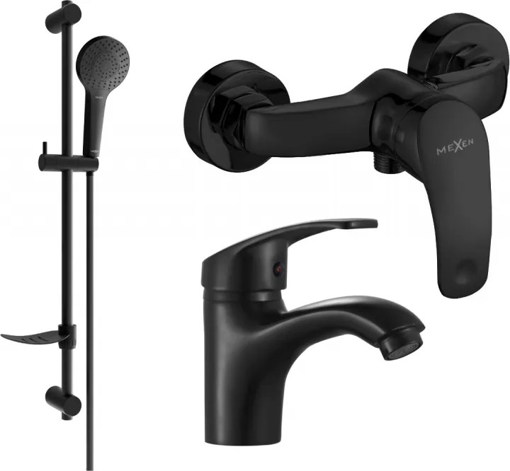 Mexen Fabia DF05 set doccia, nero - 746504DF05-70