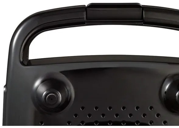 Tefal - Macchina per i panini CROC TIME 700W/230V nero/cromo