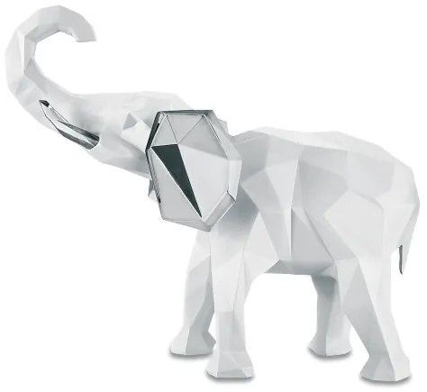 BONGELLI PREZIOSI Statua elefante stilizzato Collezione modern animal h 14