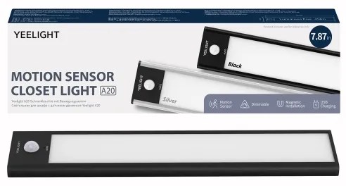 Yeelight - LED Illuminazione per mobili ricaricabile con sensore 1,8W/1100 mAh 4000K 20 cm