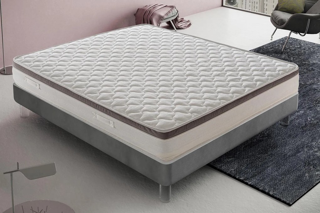 Materasso Franciacorta a 1600 molle insacchettate e MyMemory Foam 160x190 - Matrimoniale