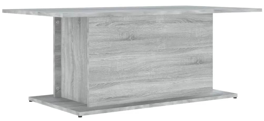 Tavolino da salotto grigio sonoma 102x55,5x40 cm in truciolato