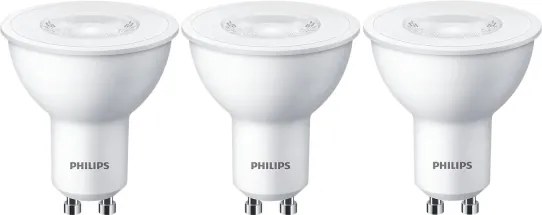 SET 3x Lampadina LED Philips GU10/4,7W/230V 2700K