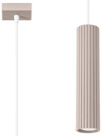 Brilagi - Lampadario a sospensione con filo CRESTO 1xGU10/10W/230V taupe