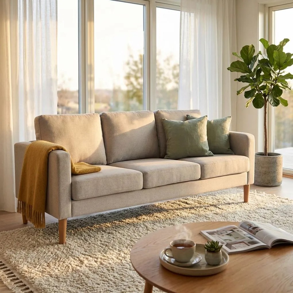 BOLT - divano in tessuto stile scandinavo