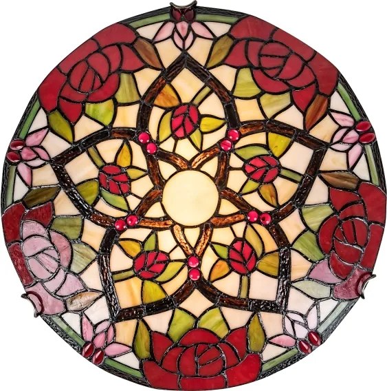 Brilagi - Lampada da soffitto in stile Tiffany GARLAN 2xE27/60W/230V